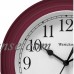 Westclox 46991A 9" Decorative Wall Clock (black)   555873251
